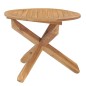 vidaXL Garten-Esstisch Ø90x75 cm Massivholz Teak vidaXL Garten-Esstisch Ø90x75 cm Massivholz Teak
