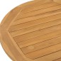 vidaXL Garten-Esstisch Ø90x75 cm Massivholz Teak vidaXL Garten-Esstisch Ø90x75 cm Massivholz Teak
