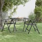 vidaXL Gartentisch 80x80x72 cm Streckmetall Anthrazit vidaXL Gartentisch 80x80x72 cm Streckmetall Anthrazit