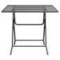 vidaXL Gartentisch 80x80x72 cm Streckmetall Anthrazit vidaXL Gartentisch 80x80x72 cm Streckmetall Anthrazit