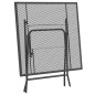 vidaXL Gartentisch 80x80x72 cm Streckmetall Anthrazit vidaXL Gartentisch 80x80x72 cm Streckmetall Anthrazit