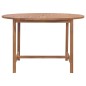 vidaXL Garten-Esstisch Ø110x75 cm Massivholz Teak vidaXL Garten-Esstisch Ø110x75 cm Massivholz Teak