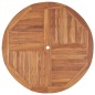 vidaXL Garten-Esstisch Ø110x75 cm Massivholz Teak vidaXL Garten-Esstisch Ø110x75 cm Massivholz Teak