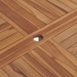 vidaXL Garten-Esstisch Ø110x75 cm Massivholz Teak vidaXL Garten-Esstisch Ø110x75 cm Massivholz Teak