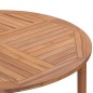 vidaXL Garten-Esstisch Ø110x75 cm Massivholz Teak vidaXL Garten-Esstisch Ø110x75 cm Massivholz Teak