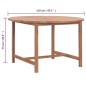 vidaXL Garten-Esstisch Ø110x75 cm Massivholz Teak vidaXL Garten-Esstisch Ø110x75 cm Massivholz Teak