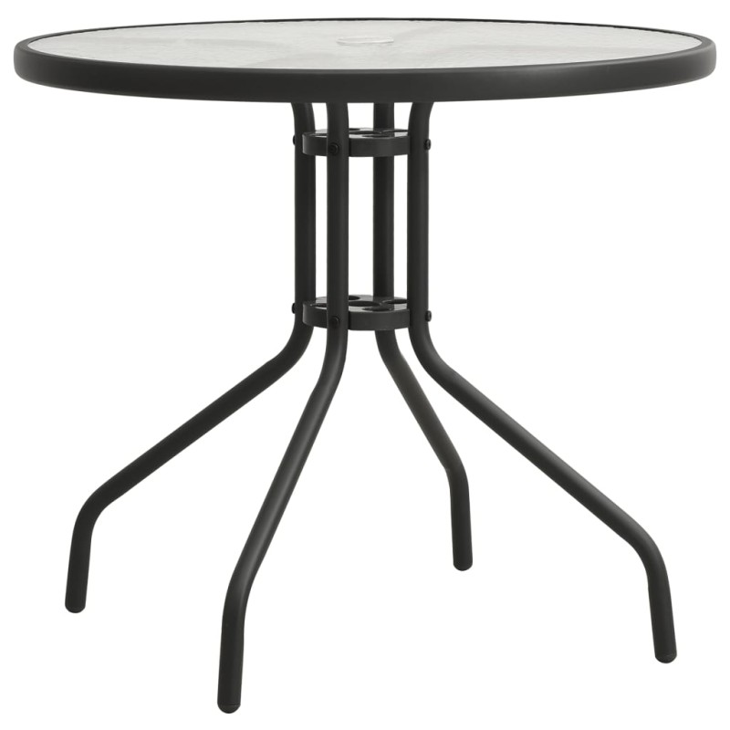 vidaXL Bistrotisch Anthrazit Ø80x71 cm Stahl vidaXL Bistrotisch Anthrazit Ø80x71 cm Stahl