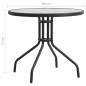 vidaXL Bistrotisch Anthrazit Ø80x71 cm Stahl vidaXL Bistrotisch Anthrazit Ø80x71 cm Stahl