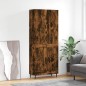 Highboard Räuchereiche 69,5x34x180 cm Holzwerkstoff Highboard Räuchereiche 69,5x34x180 cm Holzwerkstoff
