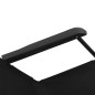 vidaXL Klappbare Sonnenliegen 2 Stk. mit Fußablage Schwarz vidaXL Klappbare Sonnenliegen 2 Stk. mit Fußablage Schwarz
