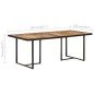vidaXL Esstisch 200 cm Raues Mangoholz vidaXL Esstisch 200 cm Raues Mangoholz