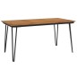 vidaXL Gartentisch mit Haarnadel-Beinen 160x80x75 cm Massivholz Akazie vidaXL Gartentisch mit Haarnadel-Beinen 160x80x75 cm Massivholz Akazie