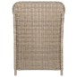 Gartenstühle mit Polstern 2 Stk. Poly Rattan Braun Gartenstühle mit Polstern 2 Stk. Poly Rattan Braun