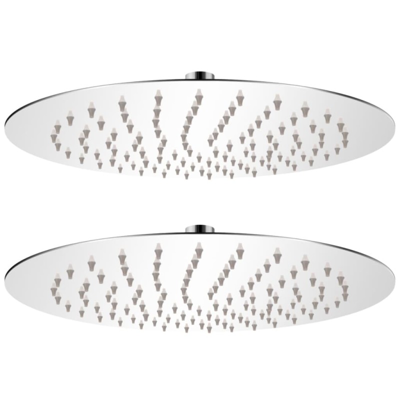 vidaXL Regenduschköpfe 2 Stk. Edelstahl Ø 25 cm vidaXL Regenduschköpfe 2 Stk. Edelstahl Ø 25 cm