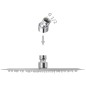 vidaXL Regenduschköpfe 2 Stk. Edelstahl Ø 25 cm vidaXL Regenduschköpfe 2 Stk. Edelstahl Ø 25 cm
