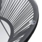vidaXL Garten-Esstisch Schwarz Ø70x74 cm Rattan und Glas vidaXL Garten-Esstisch Schwarz Ø70x74 cm Rattan und Glas