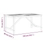 vidaXL Garten-Esstisch 150x90x74 cm Massivholz Akazie vidaXL Garten-Esstisch 150x90x74 cm Massivholz Akazie
