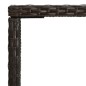 vidaXL Garten-Bartisch Braun 70x70x110 cm Poly Rattan und Glas vidaXL Garten-Bartisch Braun 70x70x110 cm Poly Rattan und Glas