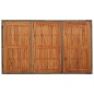 vidaXL Gartentisch mit Holzplatte Grau 150x90x75 cm Poly Rattan vidaXL Gartentisch mit Holzplatte Grau 150x90x75 cm Poly Rattan