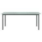 vidaXL Gartentisch Hellgrau 190x90x74 cm Aluminium und Glas vidaXL Gartentisch Hellgrau 190x90x74 cm Aluminium und Glas