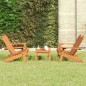 vidaXL 3-tlg. Garten-Lounge-Set Adirondack Massivholz Akazie vidaXL 3-tlg. Garten-Lounge-Set Adirondack Massivholz Akazie