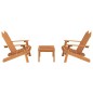 vidaXL 3-tlg. Garten-Lounge-Set Adirondack Massivholz Akazie vidaXL 3-tlg. Garten-Lounge-Set Adirondack Massivholz Akazie