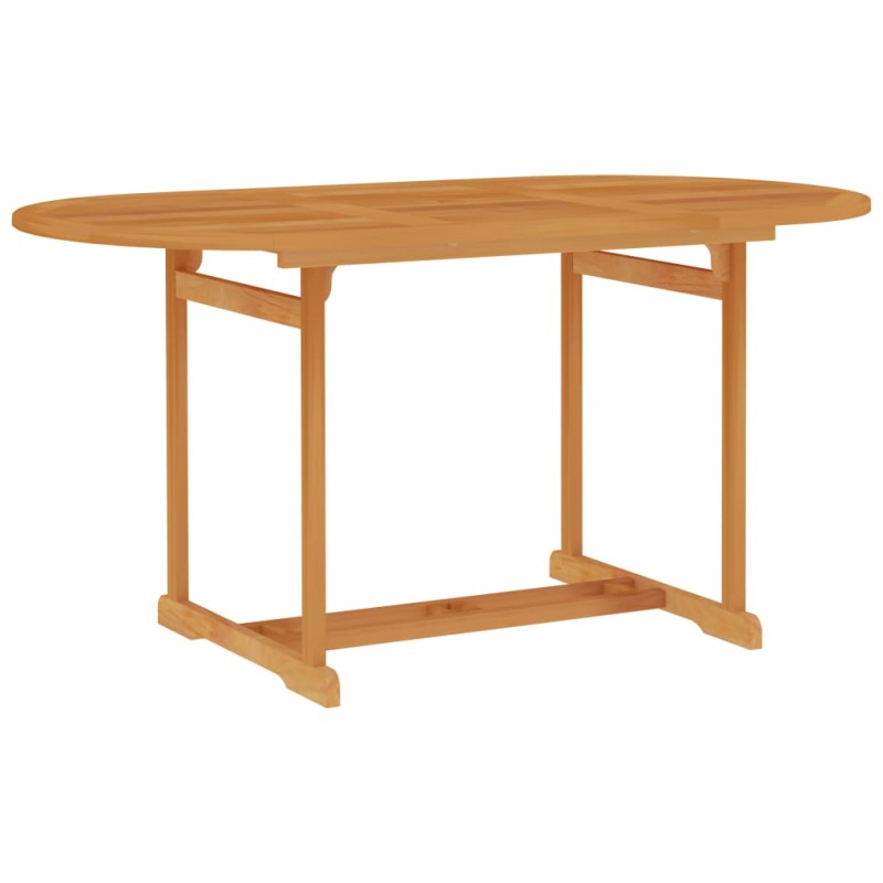 vidaXL Gartentisch 150x90x75 cm Teak Massivholz vidaXL Gartentisch 150x90x75 cm Teak Massivholz