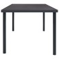 vidaXL Outdoor-Esstisch Anthrazit 150x90x74 cm Stahl vidaXL Outdoor-Esstisch Anthrazit 150x90x74 cm Stahl
