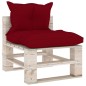 vidaXL 6-tlg. Garten-Lounge-Set aus Paletten mit Kissen Kiefernholz vidaXL 6-tlg. Garten-Lounge-Set aus Paletten mit Kissen Kiefernholz