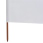 vidaXL 3-teiliges Windschutzgewebe 400 x 160 cm Sandweiß vidaXL 3-teiliges Windschutzgewebe 400 x 160 cm Sandweiß