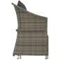 vidaXL 2-tlg. Garten-Lounge-Set mit Kissen Grau Poly Rattan vidaXL 2-tlg. Garten-Lounge-Set mit Kissen Grau Poly Rattan