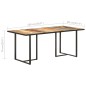 vidaXL Esstisch 180 cm Altholz Massiv vidaXL Esstisch 180 cm Altholz Massiv