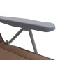Klappbare Gartenstühle mit Auflagen 2 Stk. Braun Klappbare Gartenstühle mit Auflagen 2 Stk. Braun