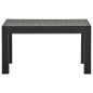 vidaXL Gartentisch Anthrazit 58x58x41 cm PP Rattan vidaXL Gartentisch Anthrazit 58x58x41 cm PP Rattan