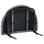 vidaXL Balkontisch Grau 60x60x40 cm Poly Rattan vidaXL Balkontisch Grau 60x60x40 cm Poly Rattan
