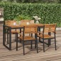 vidaXL Gartentisch mit Beinen in U-Form 160x80x75 cm Massivholz Akazie vidaXL Gartentisch mit Beinen in U-Form 160x80x75 cm Massivholz Akazie