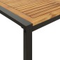 vidaXL Gartentisch mit Beinen in U-Form 160x80x75 cm Massivholz Akazie vidaXL Gartentisch mit Beinen in U-Form 160x80x75 cm Massivholz Akazie