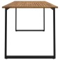 vidaXL Gartentisch mit Beinen in U-Form 160x80x75 cm Massivholz Akazie vidaXL Gartentisch mit Beinen in U-Form 160x80x75 cm Massivholz Akazie