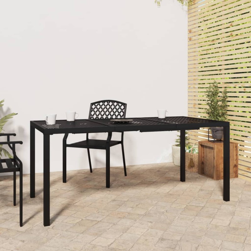 vidaXL Gartentisch Anthrazit 165x80x72 cm Stahl vidaXL Gartentisch Anthrazit 165x80x72 cm Stahl