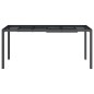 vidaXL Gartentisch Anthrazit 165x80x72 cm Stahl vidaXL Gartentisch Anthrazit 165x80x72 cm Stahl