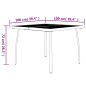 vidaXL Gartentisch Anthrazit 100x100x72 cm Stahlgitter vidaXL Gartentisch Anthrazit 100x100x72 cm Stahlgitter