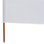 vidaXL 5-teiliges Windschutzgewebe 600 x 80 cm Sandweiß vidaXL 5-teiliges Windschutzgewebe 600 x 80 cm Sandweiß