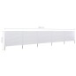 vidaXL 5-teiliges Windschutzgewebe 600 x 80 cm Sandweiß vidaXL 5-teiliges Windschutzgewebe 600 x 80 cm Sandweiß