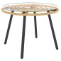 vidaXL 3-tlg. Garten-Lounge-Set mit Kissen Beige Poly Rattan vidaXL 3-tlg. Garten-Lounge-Set mit Kissen Beige Poly Rattan