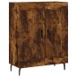 Highboard Räuchereiche 69,5x34x180 cm Holzwerkstoff Highboard Räuchereiche 69,5x34x180 cm Holzwerkstoff