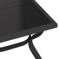 vidaXL Gartentisch Grau und Schwarz 180x80x70 cm Stahl und Glas vidaXL Gartentisch Grau und Schwarz 180x80x70 cm Stahl und Glas
