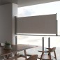 vidaXL Ausziehbare Seitenmarkise 100x300 cm Grau vidaXL Ausziehbare Seitenmarkise 100x300 cm Grau