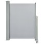 vidaXL Ausziehbare Seitenmarkise 100x300 cm Grau vidaXL Ausziehbare Seitenmarkise 100x300 cm Grau