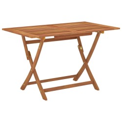 vidaXL Klappbarer Gartentisch 120x70x75 cm Massivholz Eukalyptus