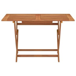 vidaXL Klappbarer Gartentisch 120x70x75 cm Massivholz Eukalyptus